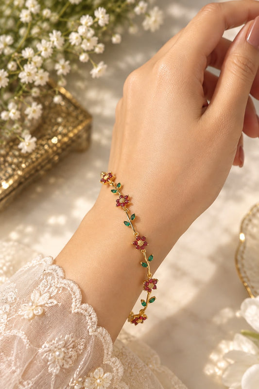 Trendy Tulip Bracelet | Anti-tarnish
